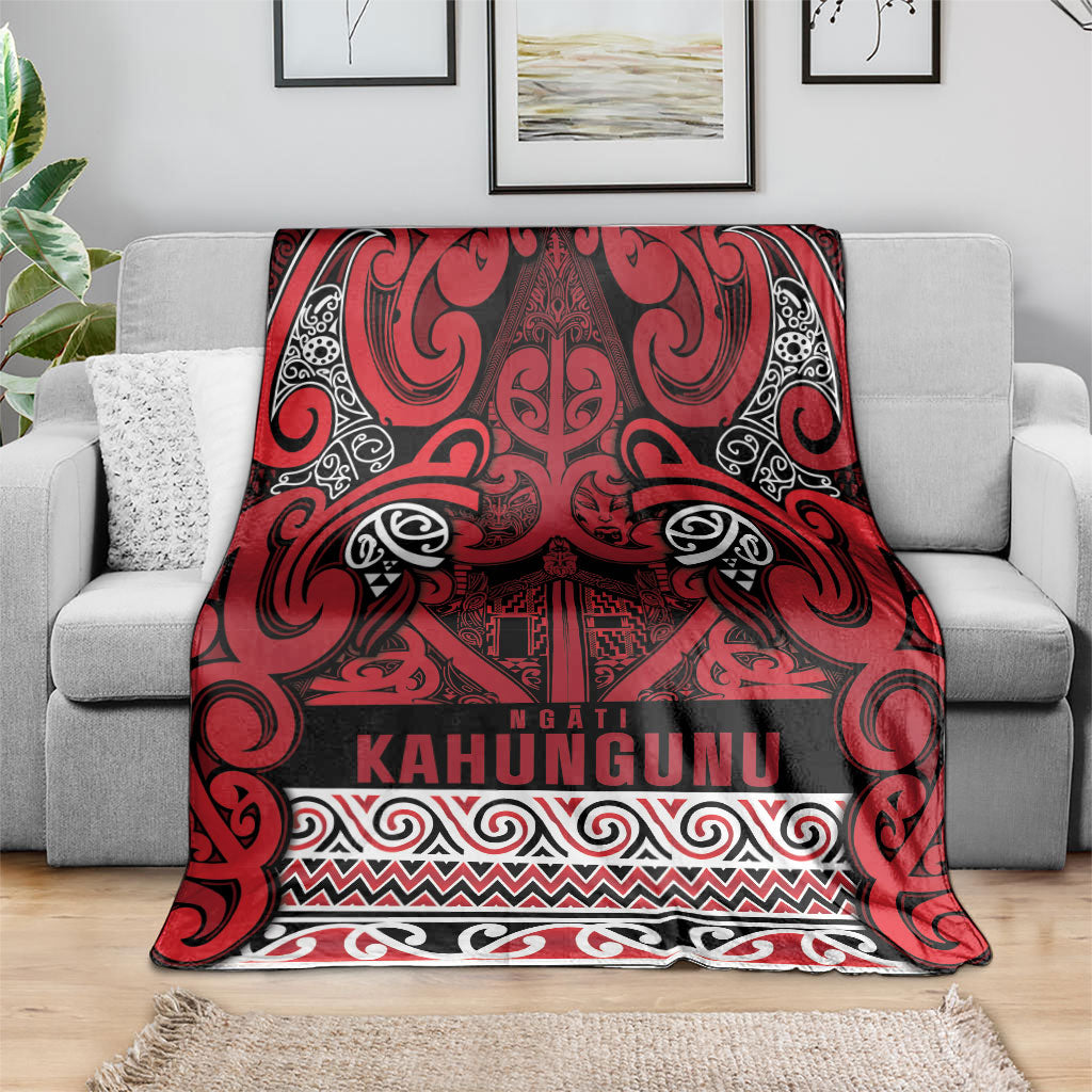 Aotearoa Iwi Ngati Kahungunu Blanket Maori Wharenui House Tribal Pattern LT9 - Polynesian Pride