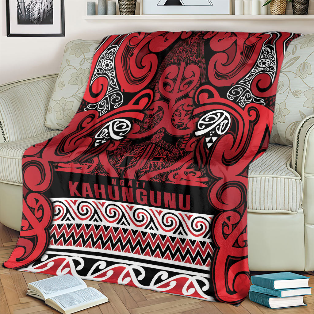 Aotearoa Iwi Ngati Kahungunu Blanket Maori Wharenui House Tribal Pattern LT9 - Polynesian Pride