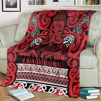 Aotearoa Iwi Ngati Kahungunu Blanket Maori Wharenui House Tribal Pattern LT9 - Polynesian Pride