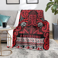 Aotearoa Iwi Ngati Kahungunu Blanket Maori Wharenui House Tribal Pattern LT9 - Polynesian Pride