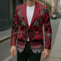 Aotearoa Iwi Ngati Kahungunu Blazer Maori Wharenui House Tribal Pattern LT9 - Polynesian Pride