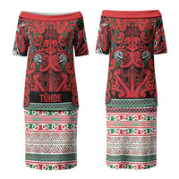 Aotearoa Iwi Tuhoe Couples Matching Puletasi and Hawaiian Shirt Maori Wharenui House Tribal Pattern LT9 - Polynesian Pride