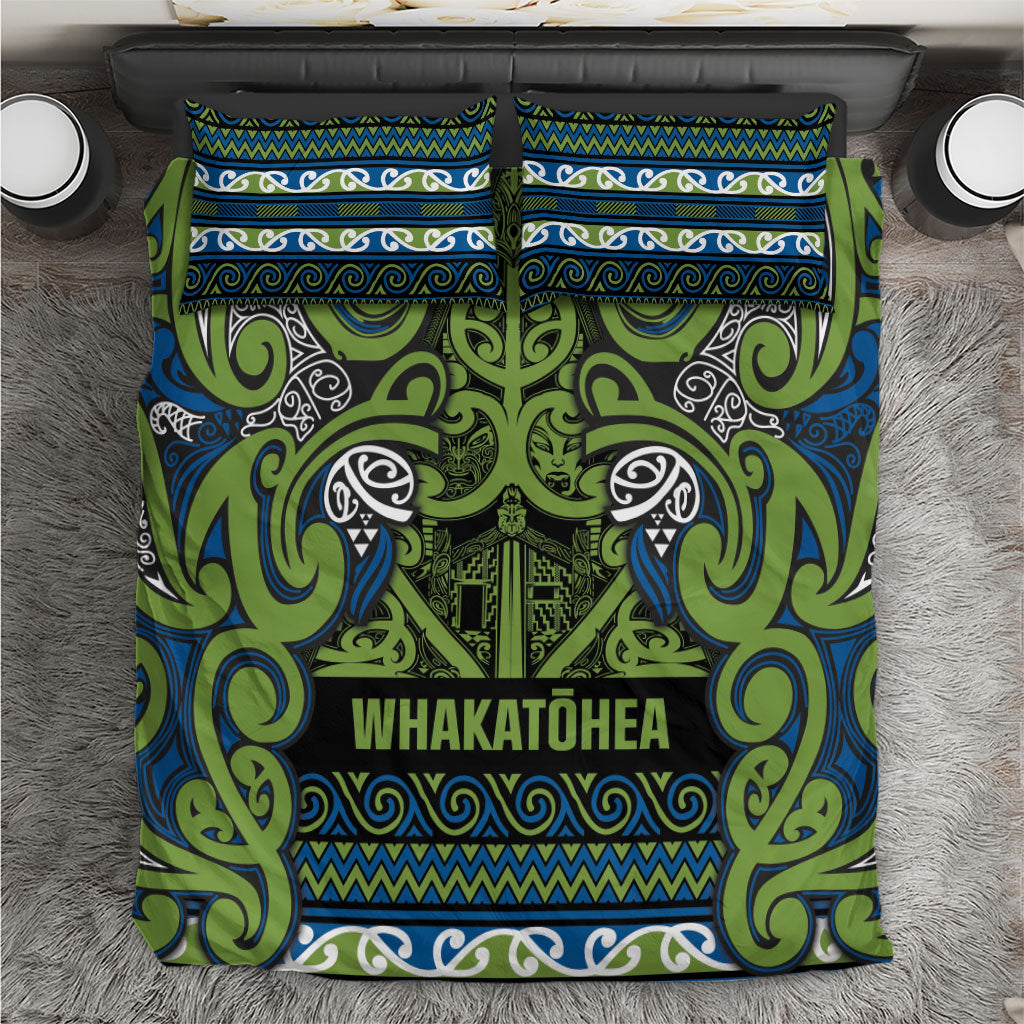 Aotearoa Iwi Whakatohea Bedding Set Maori Wharenui House Tribal Pattern LT9 Olive green - Polynesian Pride