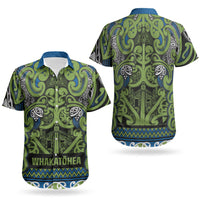 Aotearoa Iwi Whakatohea Couples Matching Tank Maxi Dress and Hawaiian Shirt Maori Wharenui House Tribal Pattern LT9 - Polynesian Pride