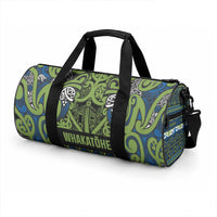 Aotearoa Iwi Whakatohea Duffle Bag Maori Wharenui House Tribal Pattern