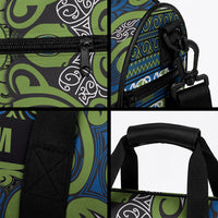 Aotearoa Iwi Whakatohea Duffle Bag Maori Wharenui House Tribal Pattern
