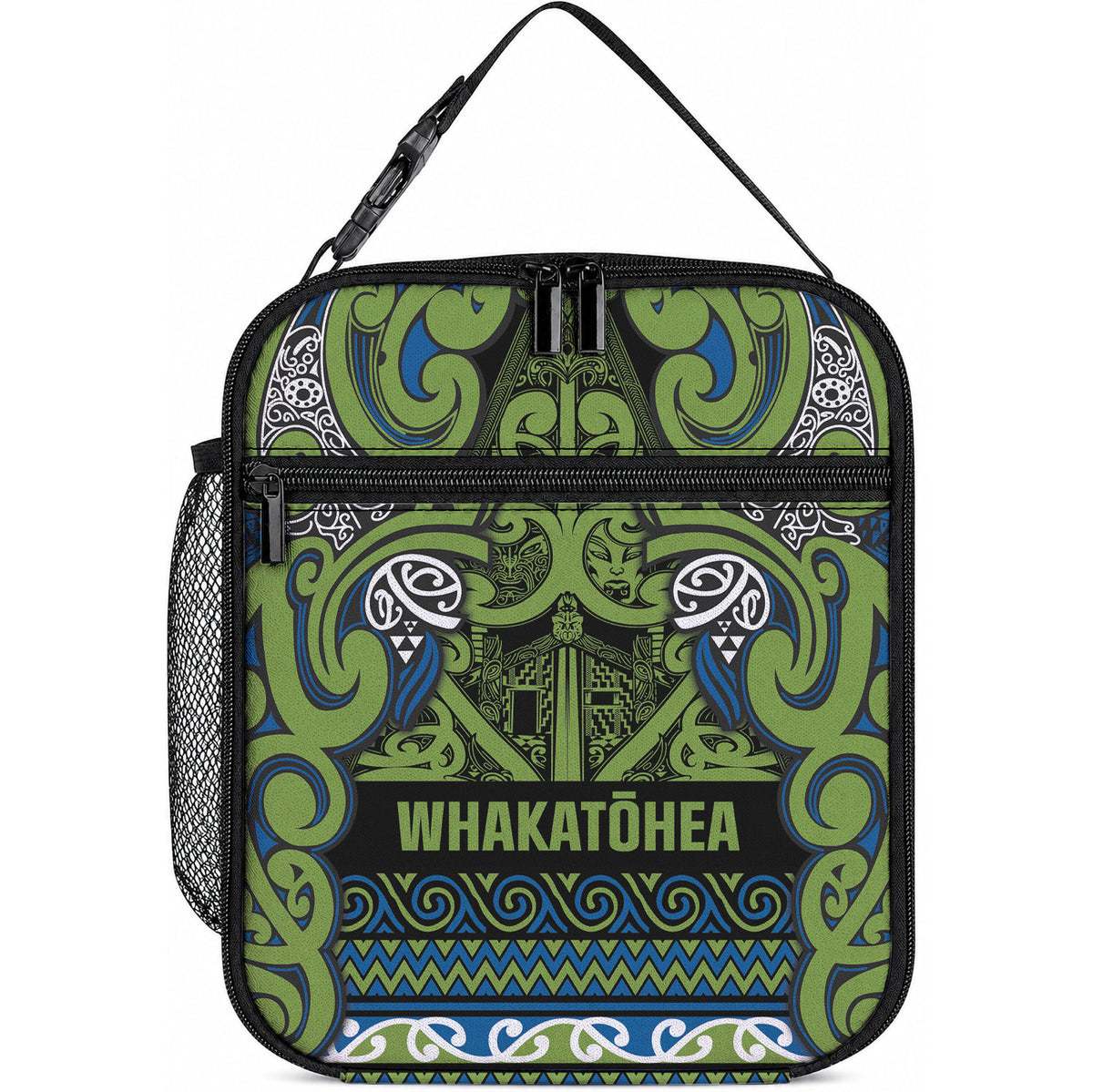 Aotearoa Iwi Whakatohea Lunch Bag Maori Wharenui House Tribal Pattern