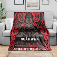 Aotearoa Iwi Ngati Awa Blanket Maori Wharenui House Tribal Pattern LT9 - Polynesian Pride