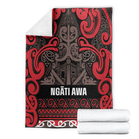 Aotearoa Iwi Ngati Awa Blanket Maori Wharenui House Tribal Pattern LT9 - Polynesian Pride