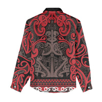 Aotearoa Iwi Ngati Awa Women Casual Shirt Maori Wharenui House Tribal Pattern LT9 - Polynesian Pride
