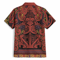 Aotearoa Iwi Rongowhakaata Hawaiian Shirt Maori Wharenui House Tribal Pattern LT9 - Polynesian Pride