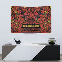 Aotearoa Iwi Rongowhakaata Tapestry Maori Wharenui House Tribal Pattern LT9 - Polynesian Pride