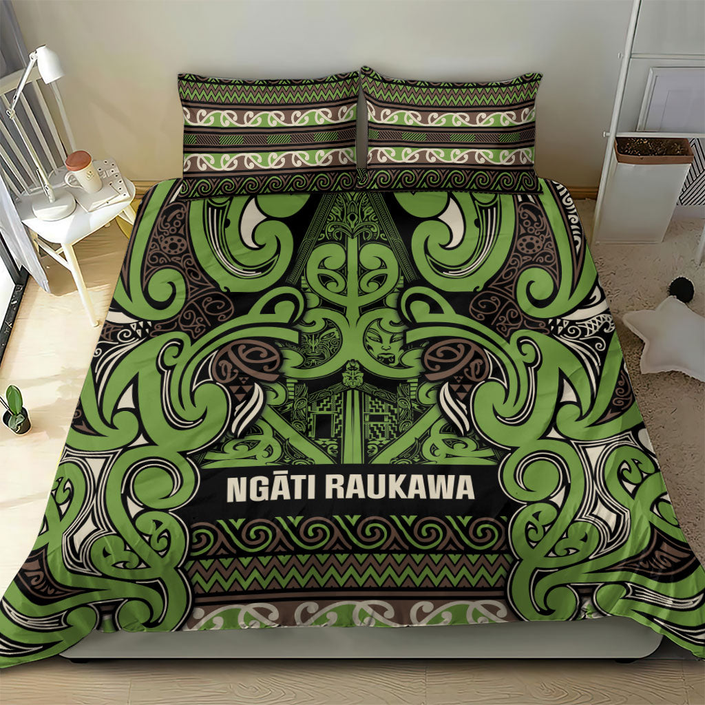 Aotearoa Iwi Ngati Raukawa Bedding Set Maori Wharenui House Tribal Pattern LT9 - Polynesian Pride