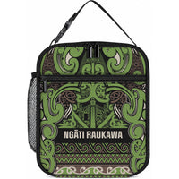 Aotearoa Iwi Ngati Raukawa Lunch Bag Maori Wharenui House Tribal Pattern