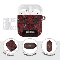 Aotearoa Iwi Ngati Toa AirPods Case Maori Wharenui House Tribal Pattern LT9 - Polynesian Pride