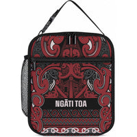 Aotearoa Iwi Ngati Toa Lunch Bag Maori Wharenui House Tribal Pattern