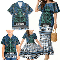 Aotearoa Iwi Ngati Mutunga Family Matching Mermaid Dress and Hawaiian Shirt Maori Wharenui House Tribal Pattern LT9 - Polynesian Pride