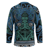 Aotearoa Iwi Ngati Mutunga Hockey Jersey Maori Wharenui House Tribal Pattern LT9 - Polynesian Pride