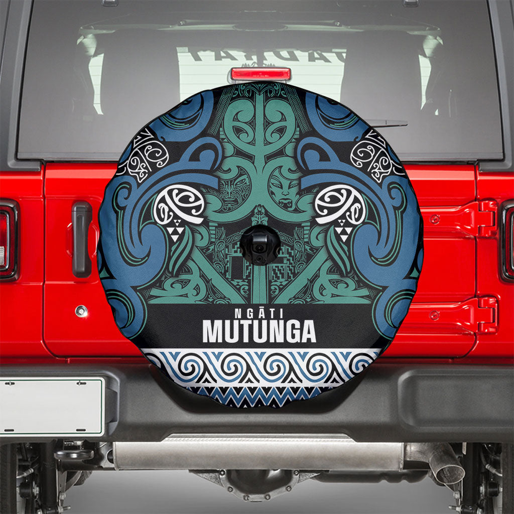 Aotearoa Iwi Ngati Mutunga Spare Tire Cover Maori Wharenui House Tribal Pattern LT9 - Polynesian Pride