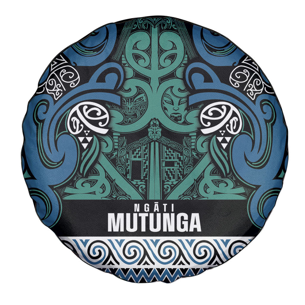 Aotearoa Iwi Ngati Mutunga Spare Tire Cover Maori Wharenui House Tribal Pattern LT9 - Polynesian Pride