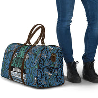 Aotearoa Iwi Ngati Mutunga Travel Bag Maori Wharenui House Tribal Pattern LT9 - Polynesian Pride