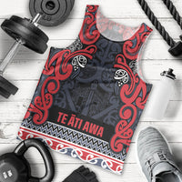 Aotearoa Iwi Te ati Awa Men Tank Top Maori Wharenui House Tribal Pattern LT9 - Polynesian Pride