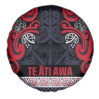 Aotearoa Iwi Te ati Awa Spare Tire Cover Maori Wharenui House Tribal Pattern LT9 - Polynesian Pride