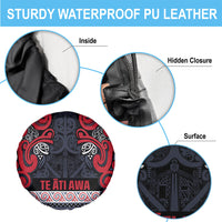 Aotearoa Iwi Te ati Awa Spare Tire Cover Maori Wharenui House Tribal Pattern LT9 - Polynesian Pride