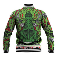 Aotearoa Iwi Ngati Maru Hauraki Baseball Jacket Maori Wharenui House Tribal Pattern LT9 - Polynesian Pride