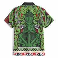 Aotearoa Iwi Ngati Maru Hauraki Hawaiian Shirt Maori Wharenui House Tribal Pattern LT9 - Polynesian Pride