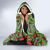 Aotearoa Iwi Ngati Maru Hauraki Hooded Blanket Maori Wharenui House Tribal Pattern LT9 - Polynesian Pride