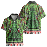 Aotearoa Iwi Ngati Maru Hauraki Kid Hawaiian Shirt Maori Wharenui House Tribal Pattern LT9 - Polynesian Pride