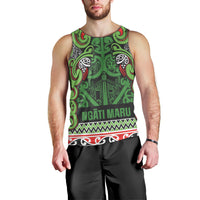 Aotearoa Iwi Ngati Maru Hauraki Men Tank Top Maori Wharenui House Tribal Pattern LT9 - Polynesian Pride