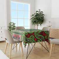 Aotearoa Iwi Ngati Maru Hauraki Tablecloth Maori Wharenui House Tribal Pattern LT9 - Polynesian Pride
