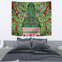 Aotearoa Iwi Ngati Maru Hauraki Tapestry Maori Wharenui House Tribal Pattern LT9 - Polynesian Pride