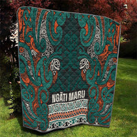 Aotearoa Iwi Ngāti Maru Taranaki Quilt Maori Wharenui House Tribal Pattern LT9 - Polynesian Pride
