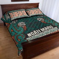 Aotearoa Iwi Ngāti Maru Taranaki Quilt Bed Set Maori Wharenui House Tribal Pattern LT9 - Polynesian Pride