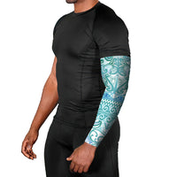 Aotearoa Iwi Ngati Paoa Arm Sleeves Maori Wharenui House Tribal Pattern LT9 - Polynesian Pride