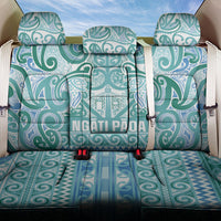 Aotearoa Iwi Ngati Paoa Back Car Seat Cover Maori Wharenui House Tribal Pattern LT9 One Size Turquoise - Polynesian Pride
