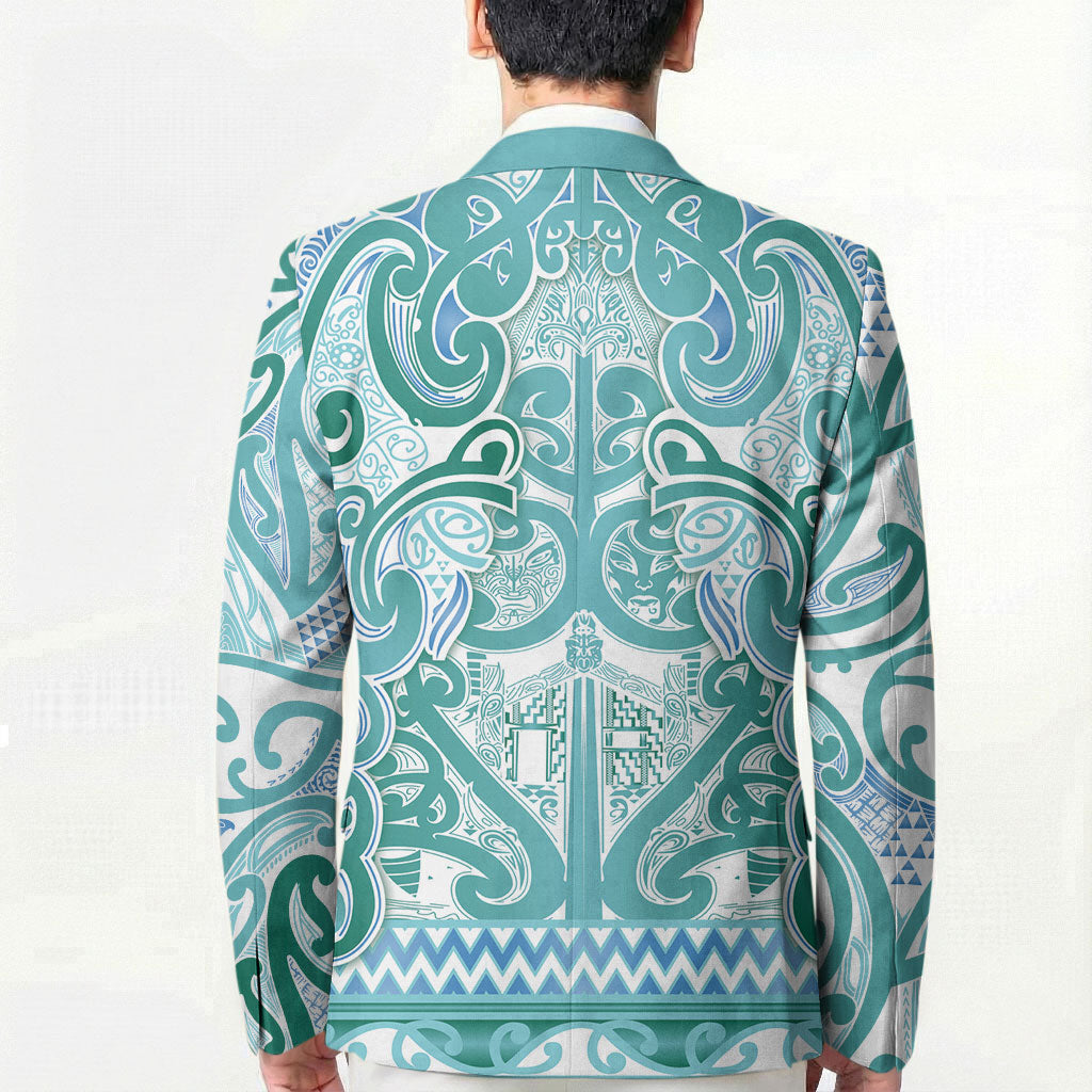 Aotearoa Iwi Ngati Paoa Blazer Maori Wharenui House Tribal Pattern LT9 - Polynesian Pride