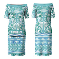 Aotearoa Iwi Ngati Paoa Couples Matching Puletasi and Hawaiian Shirt Maori Wharenui House Tribal Pattern LT9 - Polynesian Pride