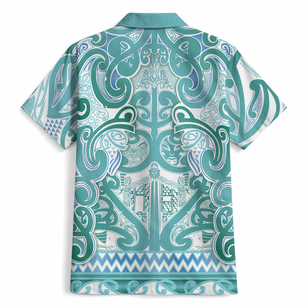 Aotearoa Iwi Ngati Paoa Hawaiian Shirt Maori Wharenui House Tribal Pattern LT9 - Polynesian Pride