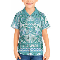 Aotearoa Iwi Ngati Paoa Hawaiian Shirt Maori Wharenui House Tribal Pattern LT9 - Polynesian Pride