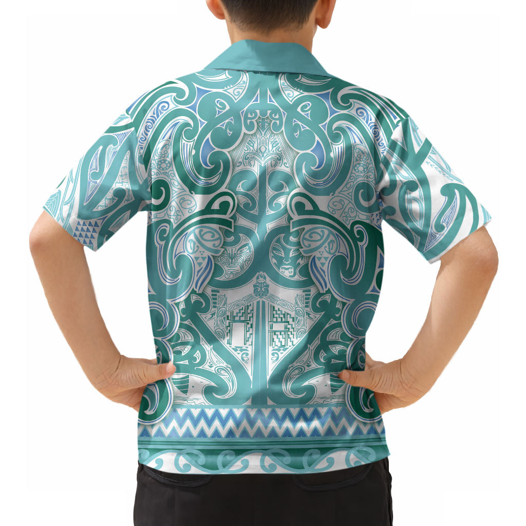 Aotearoa Iwi Ngati Paoa Hawaiian Shirt Maori Wharenui House Tribal Pattern LT9 - Polynesian Pride