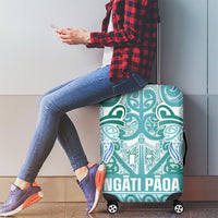 Aotearoa Iwi Ngati Paoa Luggage Cover Maori Wharenui House Tribal Pattern LT9 - Polynesian Pride
