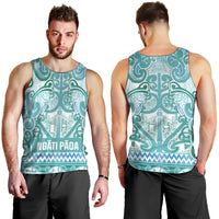 Aotearoa Iwi Ngati Paoa Men Tank Top Maori Wharenui House Tribal Pattern LT9 - Polynesian Pride
