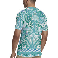 Aotearoa Iwi Ngati Paoa Rugby Jersey Maori Wharenui House Tribal Pattern LT9 - Polynesian Pride