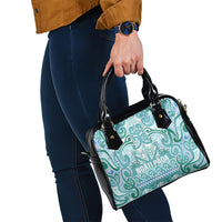 Aotearoa Iwi Ngati Paoa Shoulder Handbag Maori Wharenui House Tribal Pattern LT9 - Polynesian Pride