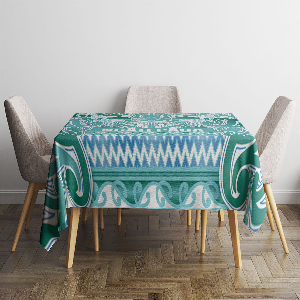 Aotearoa Iwi Ngati Paoa Tablecloth Maori Wharenui House Tribal Pattern LT9 - Polynesian Pride