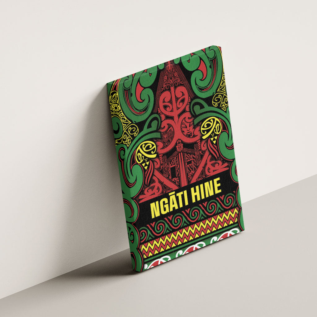Aotearoa Iwi Ngati Hine Canvas Wall Art Maori Wharenui House Tribal Pattern LT9 - Polynesian Pride